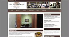 Desktop Screenshot of ebssecurity.com